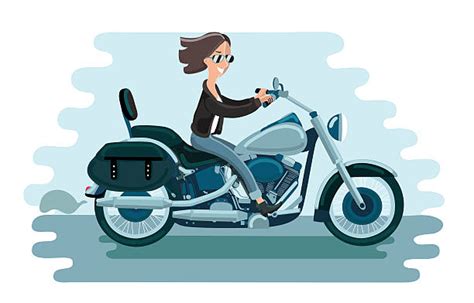Royalty Free Female Motorcycle Clip Art Vector Images And Illustrations