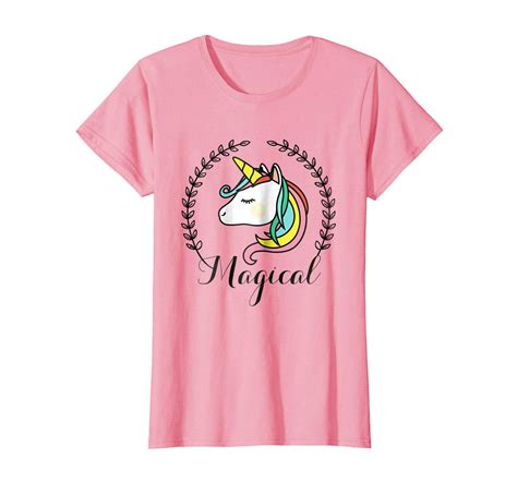 unicorn girls shirt rainbow unicorn magical shirt for women clothing super cute