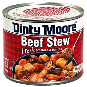 Loaded with 5 different veggies, this classic beef stew recipes combines comfort food and nutrition. Amazon.com : Dinty Moore Beef Stew, 24 oz (1lb. 8 oz)680g : Prepared Beef Dishes : Grocery ...