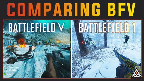 Graphics And Gameplay Comparison Battlefield V Vs Battlefield 1 Youtube