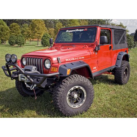 Rugged Ridge 1163010 All Terrain 6 Piece 6 Flare Kit For 97 06 Jeep