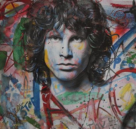 Jim Morrison Artwork Painting Mixed Technique 1 1 Catawiki