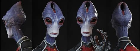 Rodrigue Pralier Salarian Head Mass Effect Andromeda