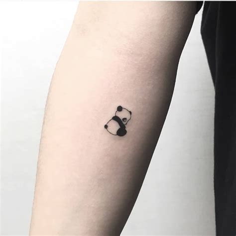 15 Unique And Small Panda Tattoos Ideas Panda Tattoo Tattoos For