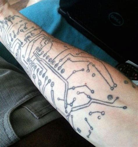 Read typically the schematic like the roadmap. 60 Circuit Board Tattoo Designs For Men - Electronic Ink Ideas