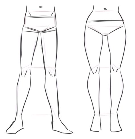 How To Draw A Anime Legs