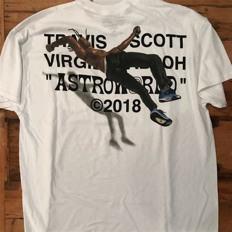 Off White Shirts Travis Scott X Virgil Abloh Offwhite Astroworld