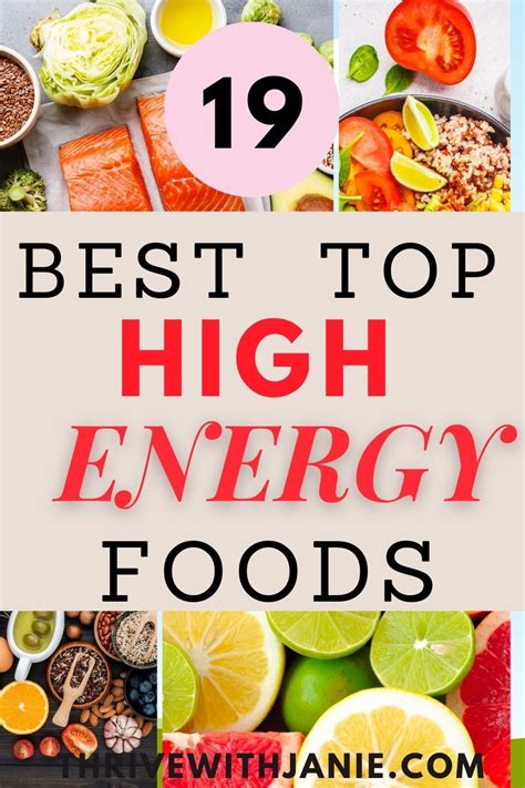19 High Energy Foods To Boost Your Energy All Day Long Thrive With