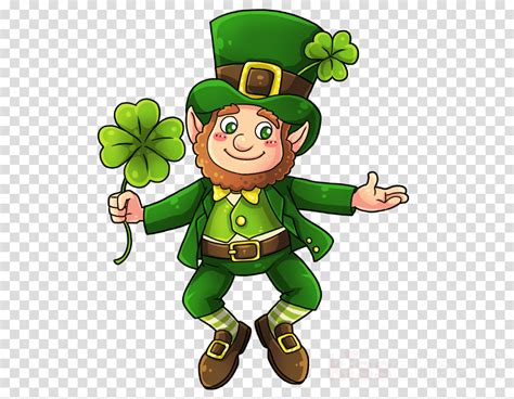 Saint Patricks Day clipart - Shamrock, Green, Cartoon, transparent clip art png image