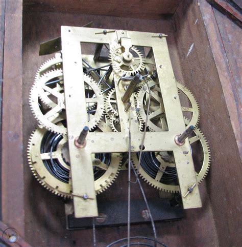Antique En Welch Regulator Wall Clock 1794640046