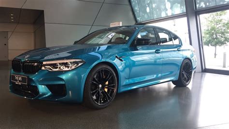 Bmw M5 Competition F90 In Snapper Rocks Blue Metallic Youtube