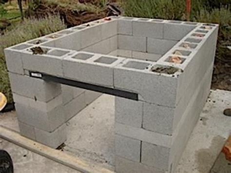 How To Build A Cinder Block Bbq Pit Outdoor Kitchen Ideas Build