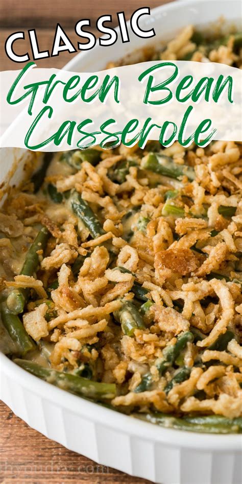 Classic Green Bean Casserole I Wash You Dry