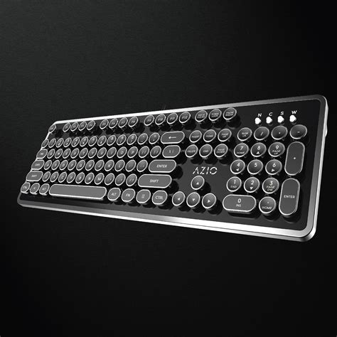 Azio Mk Retro 01 Mk Retro Usb Typewriter Inspired Mechanical Keyboard