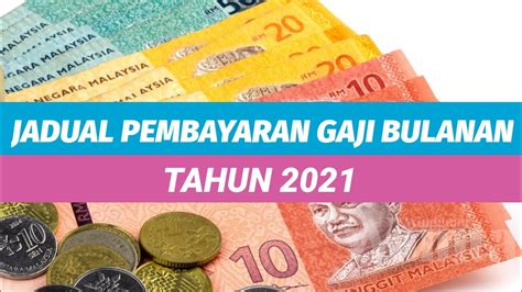 Tarikh bayaran gaji dan pencen tahun 2021 (kakitangan awam). Pembayaran Gaji Tahun 2021 Pembayaran Gaji Jadual Gaji 2021