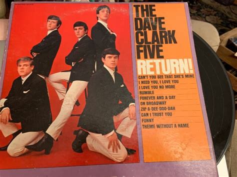 The Dave Clark Five Return 1964 Lm 24104xem77359 Ebay