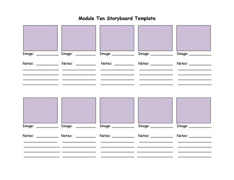 Professional Storyboard Templates And Examples Free Template