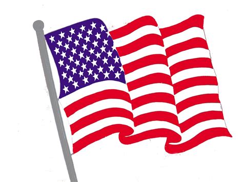 Waving American Flag Clipart Free Download On Clipartmag