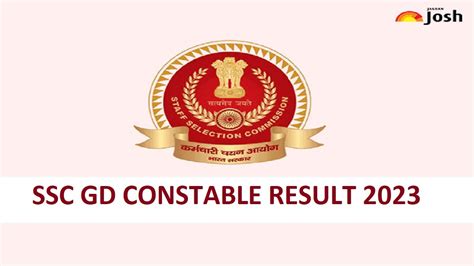 Ssc Gd Constable Result Check Date Cut Off Above Lakh To Be