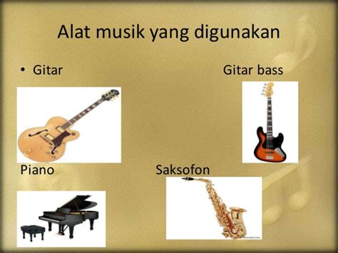 Pada umumnya alat musik saxophone ini dimainkan oleh banyak band music seperti big band music, dan juga para legenda jazz. Ppt musik jazz dan country
