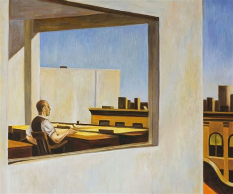 Office In A Small City 1953 By Edward Hopper Hand Painted Oil Painting