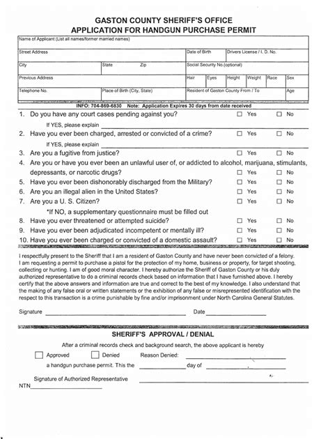 Gun Purchase Permit Fill Out And Sign Online Dochub