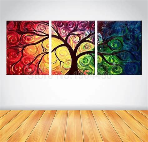 Buy Framed Hand Painted Canvas Oil Painting Set Large