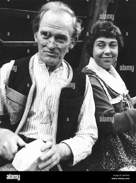 Actor Gordon Jackson With Actress Patsy Byrne 1976 In Theatre Play Noah