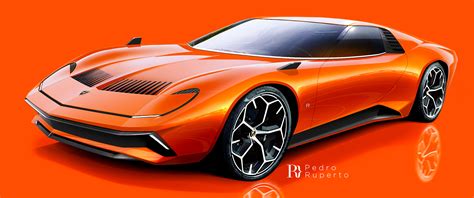 Lamborghini Miura 2025 On Behance