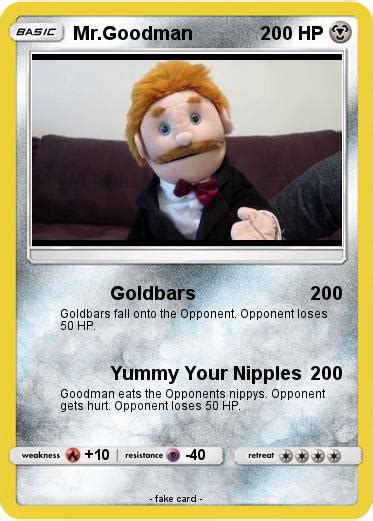 Pokémon Mr Goodman 6 6 Goldbars My Pokemon Card