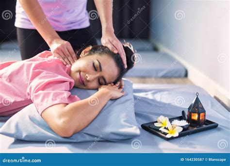 Thai Head Massage In Spa Stock Image Image Of Care 164230587
