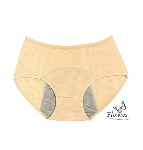 Flowies Sport Period Panty Peach Color Eco Menstrual Pad Pantyliner