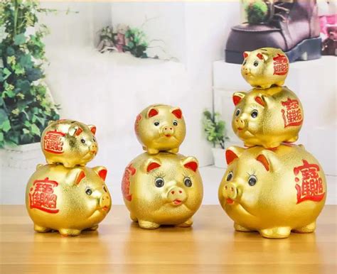 Ceramic Golden Piggy Bank For Adults Buy Piggy Bankceramic Piggy