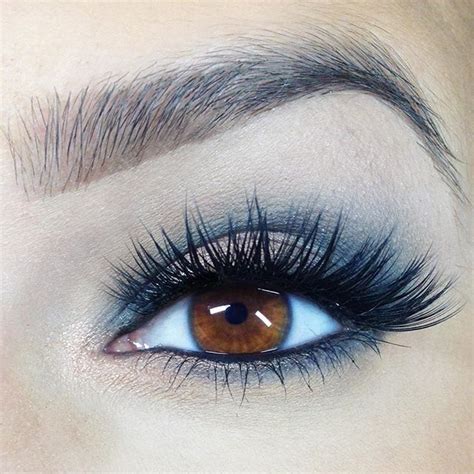 Smokey Eye Makeup Navy Blue With Faux Lashes Tease And Makeup