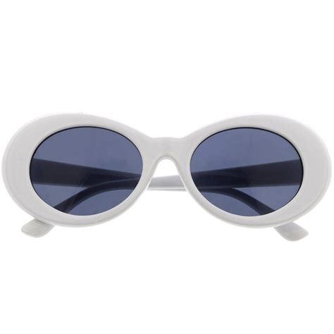 retro 1990 s fashion oval clout goggle sunglasses 51mm c381 oval sunglasses chic sunglasses