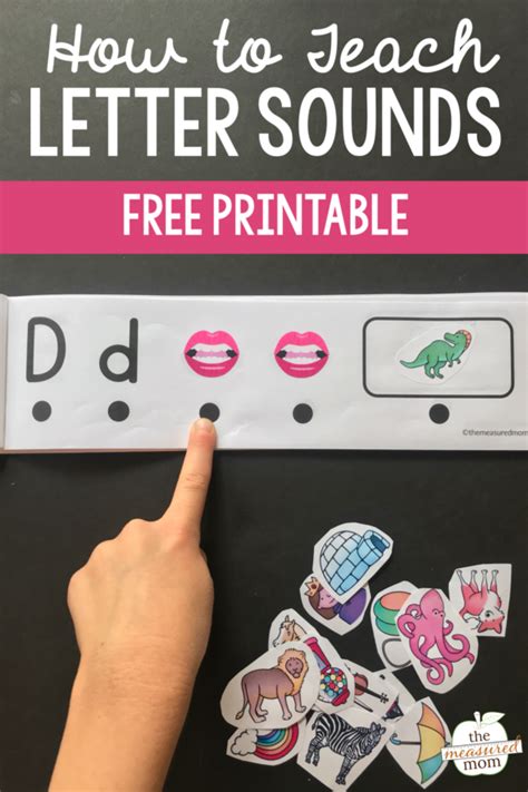 Printable For Teaching Letter Sounds The Measured Mom