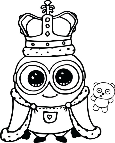 Cute Minions For Kids Coloring Page Download Print Or Color Online