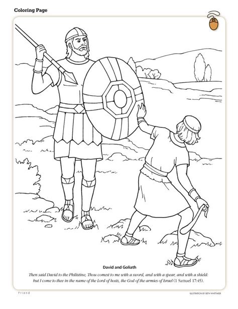 They're great for all ages. David And Goliath Crafts - Coloring Home