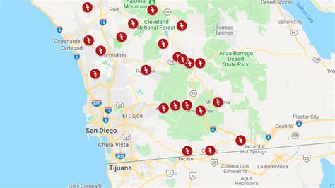 Map San Diego County Communities Affected By Planned Outages
