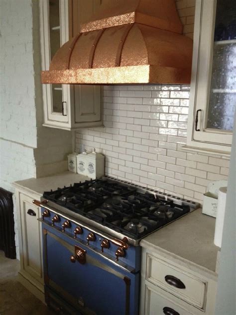 Model 0261 combines classic octagonal shape with a tall decorative chimney. Copper Kitchen Hood - French - kitchen - Elizabeth ...