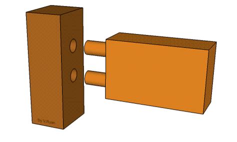 Dowelled Mortise And Tenon Joints