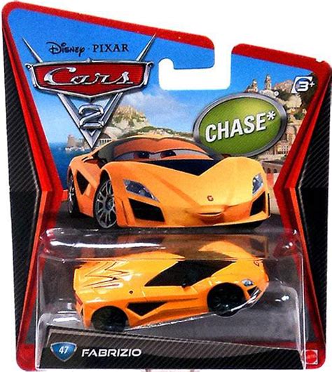 Disney Pixar Cars Cars 2 Main Series Fabrizio 155 Diecast Car Mattel