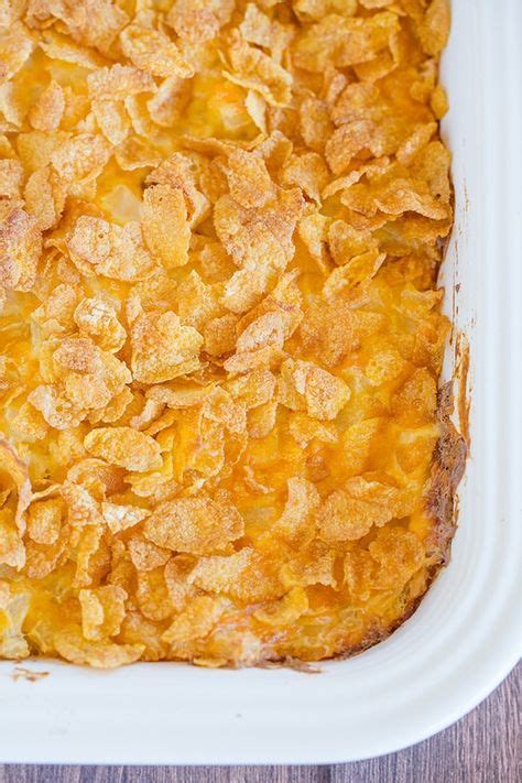 These comforting, cheesy potato casserole recipes are loaded with rich and creamy flavor. Cheesy Potato Casserole with Corn Flake Topping | Recipe | Cheesy potato casserole, Easy potato ...