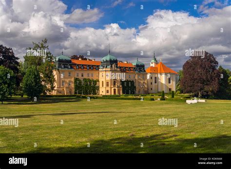 Castle Lany Czech Republic Stock Photo Alamy