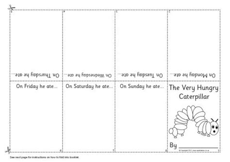 Very hungry caterpillar activities for the classroom. The Very Hungry Caterpillar Fold-Over Mini Booklet (SB7701 ...