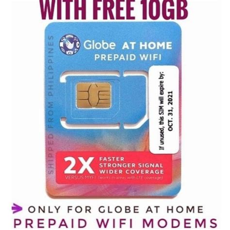 Globe At Home Prepaid Sim Card Keeneeer Shopee Philippines