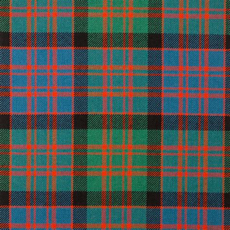 Macdonald Clan Ancient Heavy Weight Tartan Fabric Lochcarron Of Scotland