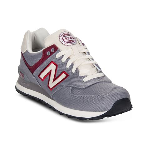 Find new balance 574 grey from a vast selection of men's shoes. New Balance 574 Sneakers in Gray for Men (GREY/BURGUNDY ...