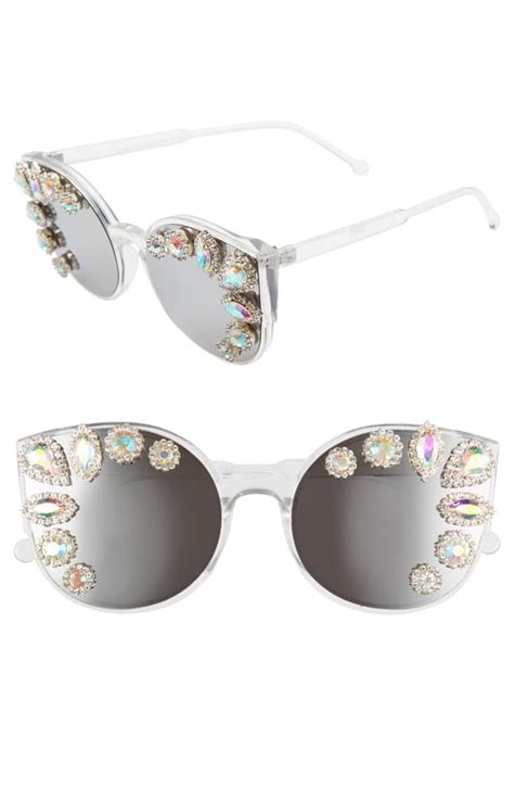 Rad Refined Crystal Embellished Cat Eye Sunglasses Taylor Swift Sunglasses In You Need To
