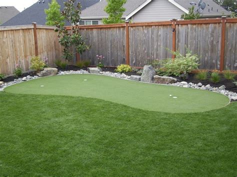 The visual effect of before and after is dramatic! patio with putting green and grass area - Yahoo Search Results Image Search Results | Green ...